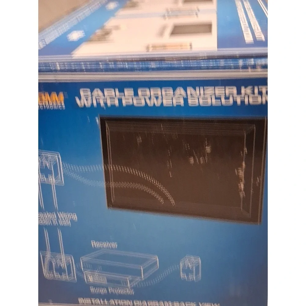 DataComm - Cable Organizer Remodeling Kit with Power Outlet 503323WHKIT